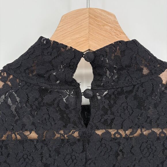 Abercrombie & Fitch Long Sleeve Lace Maxi Dress, Size Small - Picture 9 of 11